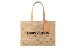 Сумка-шоппер Mm Damier Raffia Natural Beige Louis Vuitton m25008