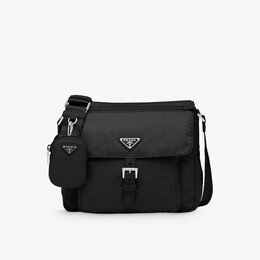 Сумка через плечо Re-Nylon из переработанного полиэстера Prada, черный r04268221 | black