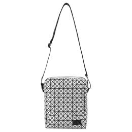 Сумка через плечо из полиуретана, унисекс, серебристая Issey Miyake bb42-ag622-91
