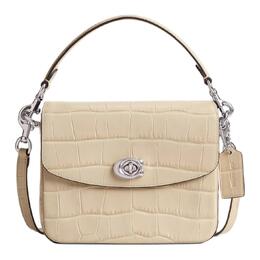 Coach Сумка Cassie из телячьей кожи, сумка через плечо, женская сумка Trumpets цвета слоновой кости и белого цвета cv435-lhvt5