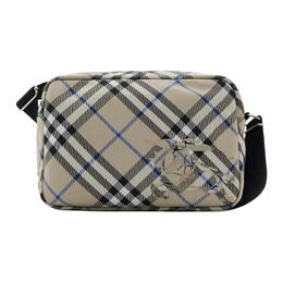 Burberry Плетеная сумка через плечо, цвет мох, мужская, клетчатая, цвет зеленый 80913351