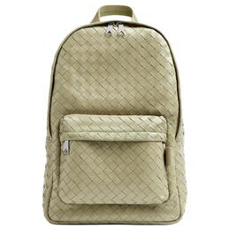 Bottega Veneta Рюкзак из коровьей кожи, серебристый, средний, мужской, пещерно-зеленый 730732v2hl22919