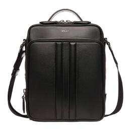 Bally Сумка через плечо из регенерированной коровьей кожи, мужская, черная 6308450黑色