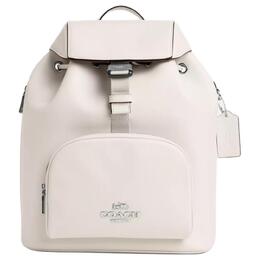 Coach Рюкзак-туба PACE из телячьей кожи, женский, серебристо-белый ct811-svha