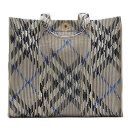 Сумка-шоппер из полиамида, женская серая Burberry 80904051