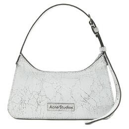 Acne Studios Женская кожаная сумка на одно плечо Platt Series, белая a10349-100