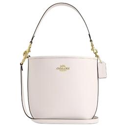 Coach Сумка-ведро City Leather, переносная сумка через плечо, женская, белая ct801-imchk