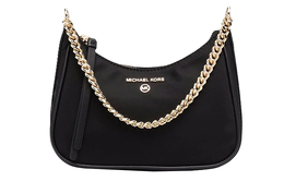 Michael Kors Сумка через плечо Jet Set Charm с кожаной отделкой, женская, с рисунком труб, черная 32h1gt9c1c-001