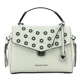 Michael Kors Сумка через плечо из натуральной кожи Bristol, женская, белого цвета, небольшого размера 30s8szksou-opticwhite