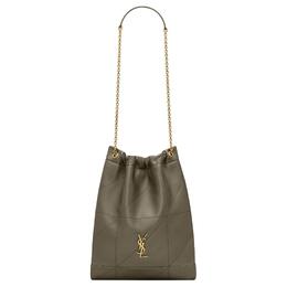 Женский клатч на одно плечо из овчины, светло-мускусный Saint Laurent 781666-aab32-3212