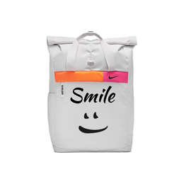 Nike Тканевый рюкзак Smile Amber, стандартный, унисекс, светло-серебристо-серый cu1488-094(team189-smile) | light silver gray