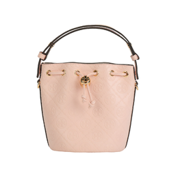 Tory Burch Сумка-ведро из кожи с монограммой T, сумка на плечо, сумка через плечо, женская мини-сумка розового цвета 158530-652