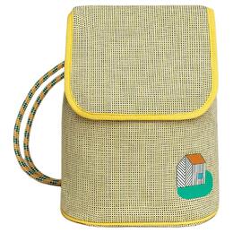 Hermes Женский холщовый рюкзак лимонно-зеленого цвета h103761m03 | lemon & green