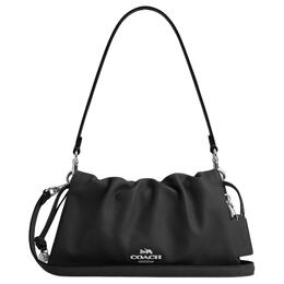 Coach Сумка Faye Cloud из коровьей кожи, сумка-мессенджер, женская, Trumpets, черная cv529-svbk