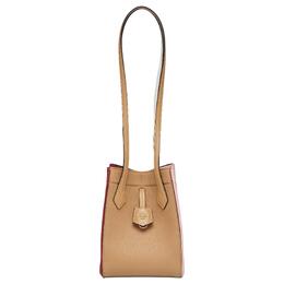 Fendi Сумка-оригами из телячьей кожи, женская, красного, розового и светло-коричневого цветов 8bs083-aovl-f1759