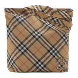 Сумка-шоппер из полиэстера, мужская, песочного цвета Burberry 80977161