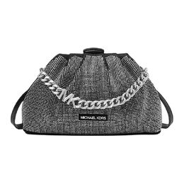 Michael Kors Сумка через плечо Nola Cotton, женская, черного цвета, небольшого размера 35t4s7nc0c-black