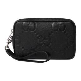 Gucci Кожаный клатч маленький мужской черный 802148-aaby0-1000