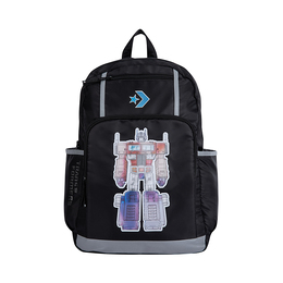 Converse Рюкзак из полиэстера с логотипом Transformers Co, обычный, насыщенно-черный cv2443018ps-001 | jet black