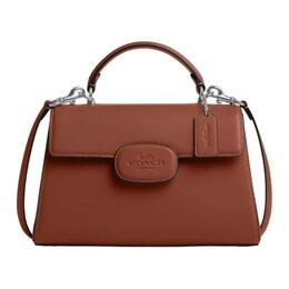 Сумка Eliza Refined из телячьей кожи, сумка через плечо, женская, палисандровое дерево Coach ct852-svrwd