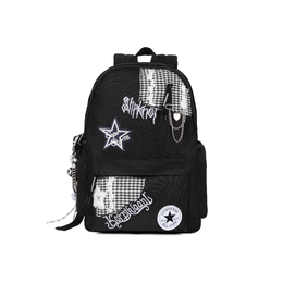 Converse Рюкзак из полиэстера унисекс, черный, белый cv2213004ps-001(team186-棋盘格幻想) | black white