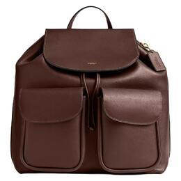 Рюкзак-туба Crosby Grain Leather, женский, кленовый Coach cy279-b4mpl