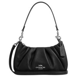 Coach Сумка Teri Cow Leather, через плечо, женская, среднего размера, черного цвета ct761-svblk
