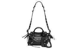 Balenciaga Женская сумка XS Neo Cagole Arena из овчины, черная 700940210b01000