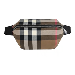 Burberry Поясная сумка-мешок для мужчин, цвет березово-коричневый 80845551