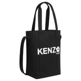 Kenzo Сумка через одно плечо из хлопка, стандартная женская, черная fe68sa901f3699新增