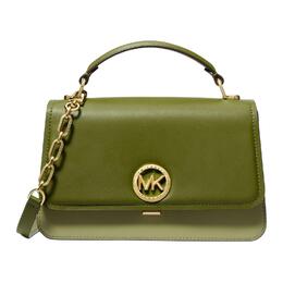 Michael Kors Сумка через плечо из коровьей кожи, среднего размера, женская, оливково-зеленого и травянисто-зеленого цветов 30t4gd8s6t341