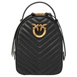 Pinko Кожаный мини-рюкзак Love Bag, черный, женский 103614-a1j2-z99q