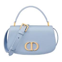 Christian Dior 30 Montaigne сумка через плечо из лакированной коровьей кожи, женский, светло-голубой, небольшого размера m9370uvas-m23b