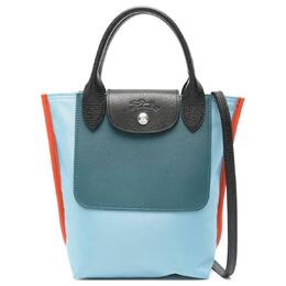 Longchamp Сумка-шоппер Le Pliage Re-play из полиамида, сумка-шоппер, очень маленькая, женская, синяя и оранжевая 10263093427