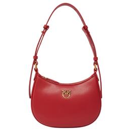 Pinko Сумка через плечо Half Moon Series, кожаная, мини, женская, красная 103538-a0f1-r30q
