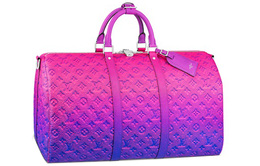 Louis Vuitton Сумка Keepall 50B Taurillon Illusion Blue/Pink m59713