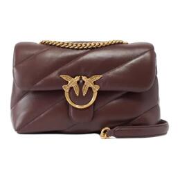 Pinko Сумка Love Bag из овчины, через плечо, женская сумка-туба, коричневая 100038-a0f2-l86q