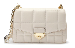 Michael Kors Сумка через плечо Soho из овчины, женская, светло-кремового цвета 30f0l1sl3l-289