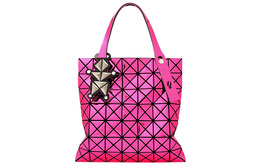 Issey Miyake Женская сумка на одно плечо из платинового полиуретана, розово-красные bb13-ag102-玫红色