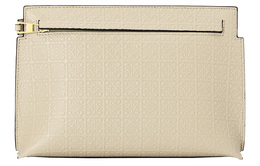 Loewe Миниатюрная женская сумочка-клатч из телячьей кожи, светло-оранжевого цвета c499m38x01-2461