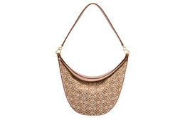 Сумка через плечо Luna Anagram Jacquard Tan/Pecan Loewe a923pl9x01-2713