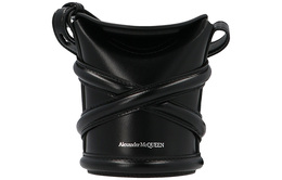 Мини-сумка-ведро с тисненым логотипом Curve Alexander McQueen 682683-1yba7-1000