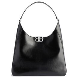 Balenciaga Сумка BB SOFT из коровьей кожи, через плечо, среднего размера, женская, черного цвета 8019292aaiy1000