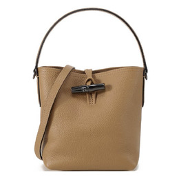 Longchamp Сумка-ведро Roseau Essential из коровьей кожи, через плечо, мини-сумка на одно плечо, женская, цвета оленя 10159968026包