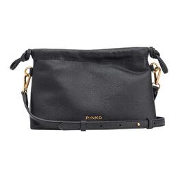 Pinko Мягкая кожаная сумка через плечо, женская, черного цвета, небольшого размера 102581-a1f6-z99w