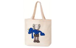 Uniqlo Сумка-шоппер Kaws Limited Edition Collaboration из хлопка, сумка-шоппер, сумка на плечо, обычная, унисекс, синяя uq422009000