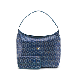 Goyard Женская сумка-хобо Bohème из холста и телячьей кожи, цвет жемчужно-голубой bohemepmlty-91cl91p