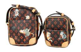 Louis Vuitton Сумка Paname Set Monogram Catogram Brown/Orange m44399