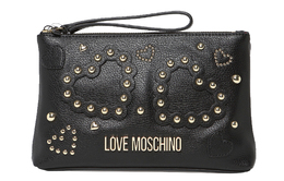 Moschino Женская сумка-клатч из искусственной кожи, через плечо, черная jc4033pp1ale0000
