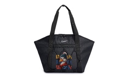 Nike Тканевая сумка-шоппер, сумки через плечо, унисекс, черная cv0063-010(team80-男女同款萌宠系列) | abstract mushroom